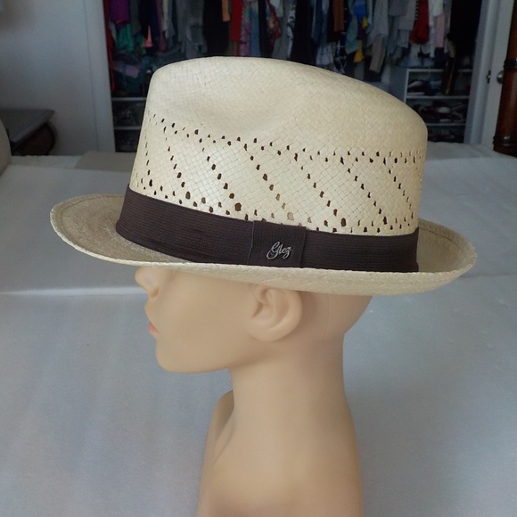 Gonzalez Natural Color Golf Fedora NWOT - Picture 3 of 9